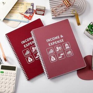 Income & Expense Log Book: Undated Bookkeeping Record & Small Business Ledger